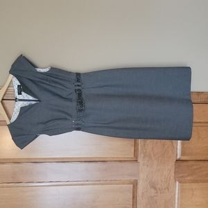 Tahari Arthur S. Levine Grey Dress Petite S